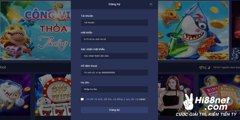 Đăng nhập Hi88 để tận hưởng sân chơi ấn tượng